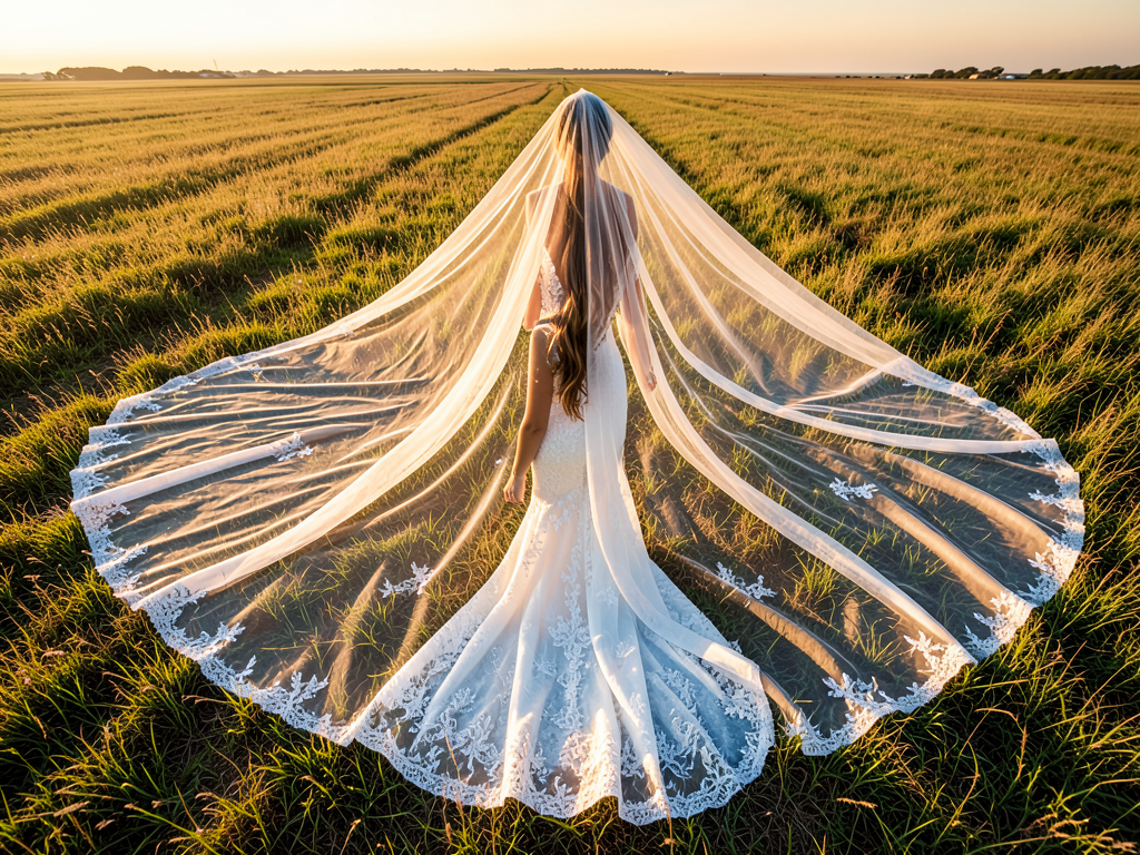 2018'de evlenen ve en uzun düğün duvağına sahip olarak Guinness Dünya Rekorları'na giren Maria Paraskeva'nın duvağının uzunluğu yaklaşık kaç metredir?